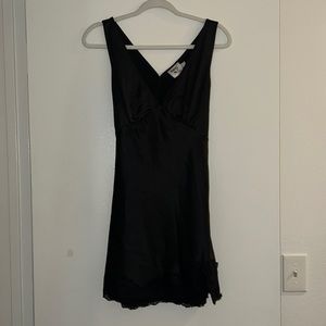 princess polly black mini dress
